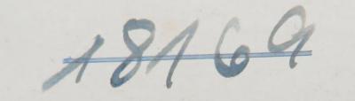 - (NSDAP-Gauarchiv und -museum Südhannover-Braunschweig), Von Hand: Signatur; '18169'. 