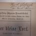 - (Urbach, Kurt), Von Hand: Widmung, Datum, Name; 'Kurt Urbach zum 29.12.92.
von Tante Marie.'. 
