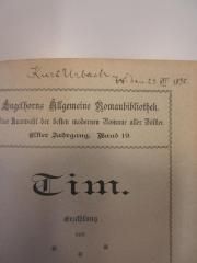 - (Urbach, Kurt), Von Hand: Autogramm, Name, Datum; 'Kurt Urbach
W. den 29. XII 1898.'. 