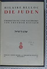 296.2 BELL : Die Juden (1927)