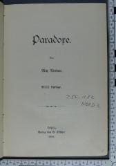 296.192 NORD 2 : Paradoxe (1886)
