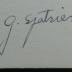 - (Spatzier, G. ), Von Hand: Exlibris, Name; 'G. Spatzier'. 