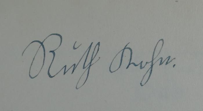 - (Kohn, Ruth), Von Hand: Nummer, Exlibris; 'Ruth Kohn.'. 
