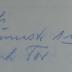 - (Modli, Jankiel Szmul), Von Hand: Name; 'Modli 
Lottumstr 1b III
Schonh. Tor'. 