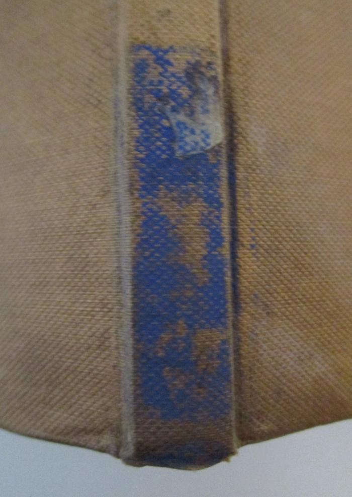  Reports on the proceedings of the officers engaged in the magnetic survey of India : Reports V, VI, VII, (VIII,) and IX (1856);- (unbekannt), Einband: Signatur. 