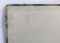 - (Ältestenrat der Juden in Prag;Zentralstelle für Jüdische Auswanderung in Prag, Treuhandstelle;Jüdisches Zentralmuseum in Prag), Von Hand: Inventar-/ Zugangsnummer; '87137'. 