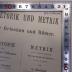 - (Hackmann, Fritz), Stempel: Name; 'Fritz Hackmann.'.  (Prototyp)