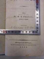 - (Kirunste, M.), Von Hand: Datum, Name; 'M. Kirunste 6.VI.1910.'. 