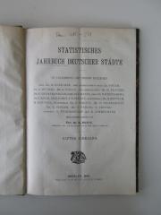 Q 472 (ausgesondert) : Statistisches Jahrbuch Deutscher Städte (1903)