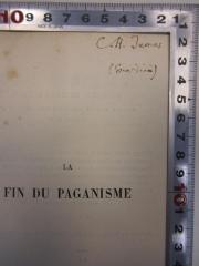 - (Jumas, C. H.), Von Hand: Name, Berufsangabe/Titel/Branche; 'C. H. Jumas (Guardian)'. 