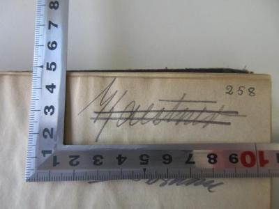 V 15 (ausgesondert) : Kassenordnung (R.K.O.) für die Regierungshauptkassen vom 11. November 1914. (1914);- (Mautner, [?]), Von Hand: Name; 'Mautner'. 