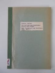 Cm 215 (ausgesondert) : Die Haltung amerikanischer Kinder zum Kriege : Sonderabdruck aus "Gesundheit und Wohlfahrt" (1945)