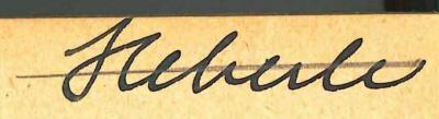 - (Heberle, Rudolf), Von Hand: Autogramm; 'Heberle [durchgestrichen]'. ;A 12493 : Laglig eller revolutionär fackföreningsrörelse? (1919)