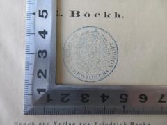 - (Reichsversicherungsamt), Stempel: Name, Emblem; 'Reichs-Versicherungsamt'. 