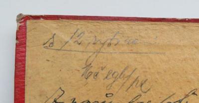 - (unbekannt;V. V. Straka (Kolín)), Von Hand: ; 's/2 sytin[...?] / Kíegler[?]/pe'. 