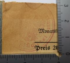 - (Reichsarbeitsministerium Bücherei), Stempel: Wappen, Berufsangabe/Titel/Branche, Name; '[...]rium
Bücherei'.  (Prototyp)
