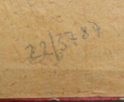 - (unbekannt;V. V. Straka (Kolín)), Von Hand: Nummer; '22/3787'. 