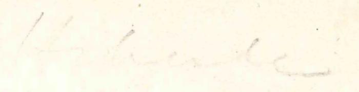 - (Heberle, Rudolf), Von Hand: Autogramm; 'Heberle'. 