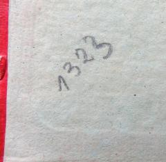 - (André (Prag)), Von Hand: Nummer; '1323'. 