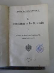 Q 642 3 (ausgesondert) : Der Tarifvertrag im Deutschen Reich I. (1906)