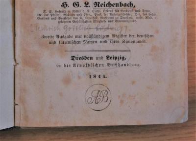 Stempel auf Titelblatt