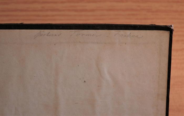 - (Törmer), Von Hand: Berufsangabe/Titel/Branche, Name, Ortsangabe; 'Gärtner Törmer ; Faehna'. 