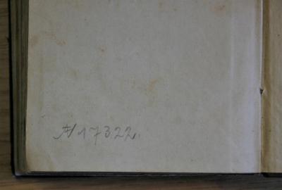 - (Antiquariat Baltika), Von Hand: Nummer; 'N 17322.'. 