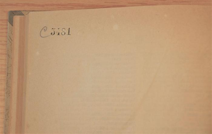 -, Stempel: Nummer; '[...] 5481'