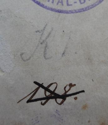 G46 / 3675 (Theosophische Gesellschaft in Leipzig), Von Hand: Signatur; 'K 7'. ;I 5835 1 Ers.: Geschichte des Neueren Occultismus : Geheimwissenschaftliche Systeme von Agrippa von Nettesheym bis zu Carl du Prel ([1891]);G46 / 3675 (Theosophische Gesellschaft in Leipzig), Von Hand: Signatur; '1̶9̶8̶.̶'. 