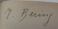 - (Bering, M.), Von Hand: Autogramm, Name; 'M. Bering'. 
