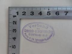 - (Verband der Gemeinde- und Staatsarbeiter. Ortsverwaltung (Berlin)), Stempel: Name, Ortsangabe; 'Verband der Gemeinde- und Staatsarbeiter Ortsverwaltung Berlin, Berlin N. 24, Johannisstr. 14/15'.  (Prototyp)
