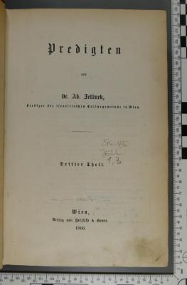 296.45 JELL 1,3 : Predigten (1866)