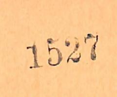 - (NSDAP-Gauarchiv und -museum Südhannover-Braunschweig), Stempel: Signatur; '1527'. 