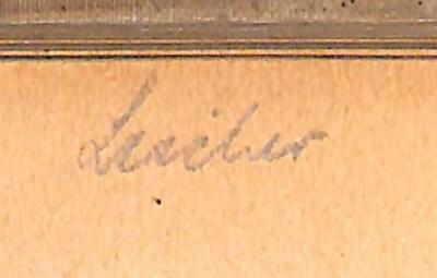 - (Leicher, [?]), Von Hand: Name; 'Leicher'. 