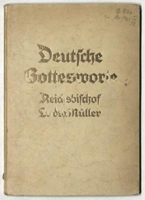 Z-4341 : Deutsche Gottesworte : aus der Bergpredigt verdeutscht (1936)