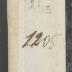 -, Von Hand: ; 'Čís.1206
'