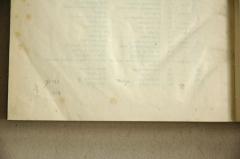 - (Müller, Amandus (Buchbinder)), Von Hand: Buchbinder; 'Jr. II/128 1943 Helga 15'. 