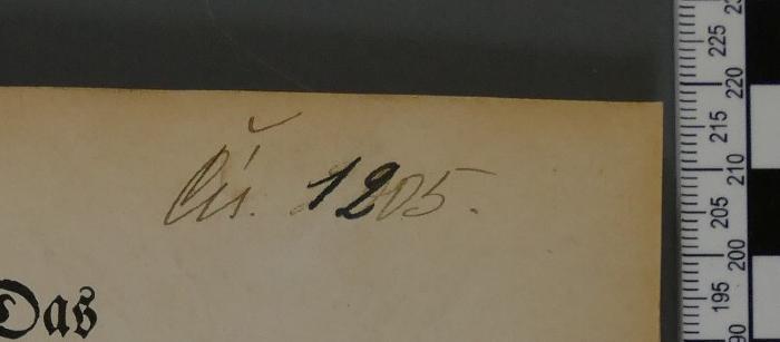 -, Von Hand: ; 'Čís.1206
'