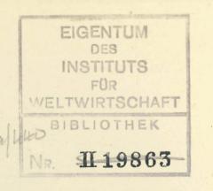 - (Institut für Weltwirtschaft. Bibliothek;Deutsche Zentralbibliothek für Wirtschaftswissenschaften Leibniz-Informationszentrum Wirtschaft), Stempel: Signatur; 'Eigentum des Instituts für Weltwirtschaft Bibliothek Nr.'. 