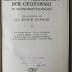BE 1500 S785-1 : Die Religionswissenschaft der Gegenwart in Selbstdarstellungen. 1 (1925)