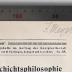 CG 8061 G389 : Geschichtsphilosophie: eine Kriegsvorlesung  (1916)
