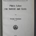 FH 28715 W635 P7 : Platos Lehre von Instinkt und Genie (1917)