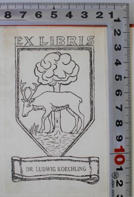 BP 9650 D322 : Proletarische Jugend (1929);- (Koechling, Ludwig), Etikett: Exlibris; 'EX LIBRIS
DR. LUDWIG KOECHLING'. 