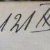 - ("Chiffre Bibliothek"), Von Hand: Signatur; 'G. ###/#.'.  (Prototyp)