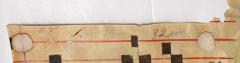 - (unbekannt;Catzenstein, Anna), Von Hand: Notiz, Nummer; 'B. V / S.[?] / 32'. 