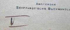 - (unbekannt;Salecker, [?]), Von Hand: Nummer; 'V'. 