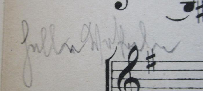 - (unbekannt), Von Hand: Annotation; 'helle Vestale'. 