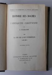 BN 1651 T624-3(2) : Histoire des dogmes. 3. La fin de l'âge patristique (430 - 800) (1912)