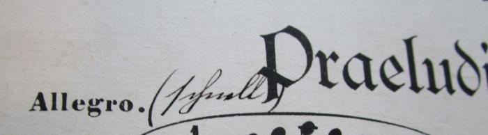 - (unbekannt;Salecker, [?]), Von Hand: Annotation; '(schnell)'. 