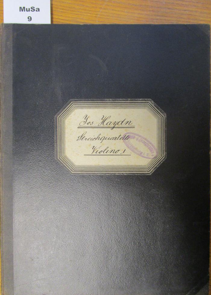  20 Célèbres Quatuors pour 2 Violons, Alto et Violoncelle de Haydn. Violon I ([1880]-[1900])